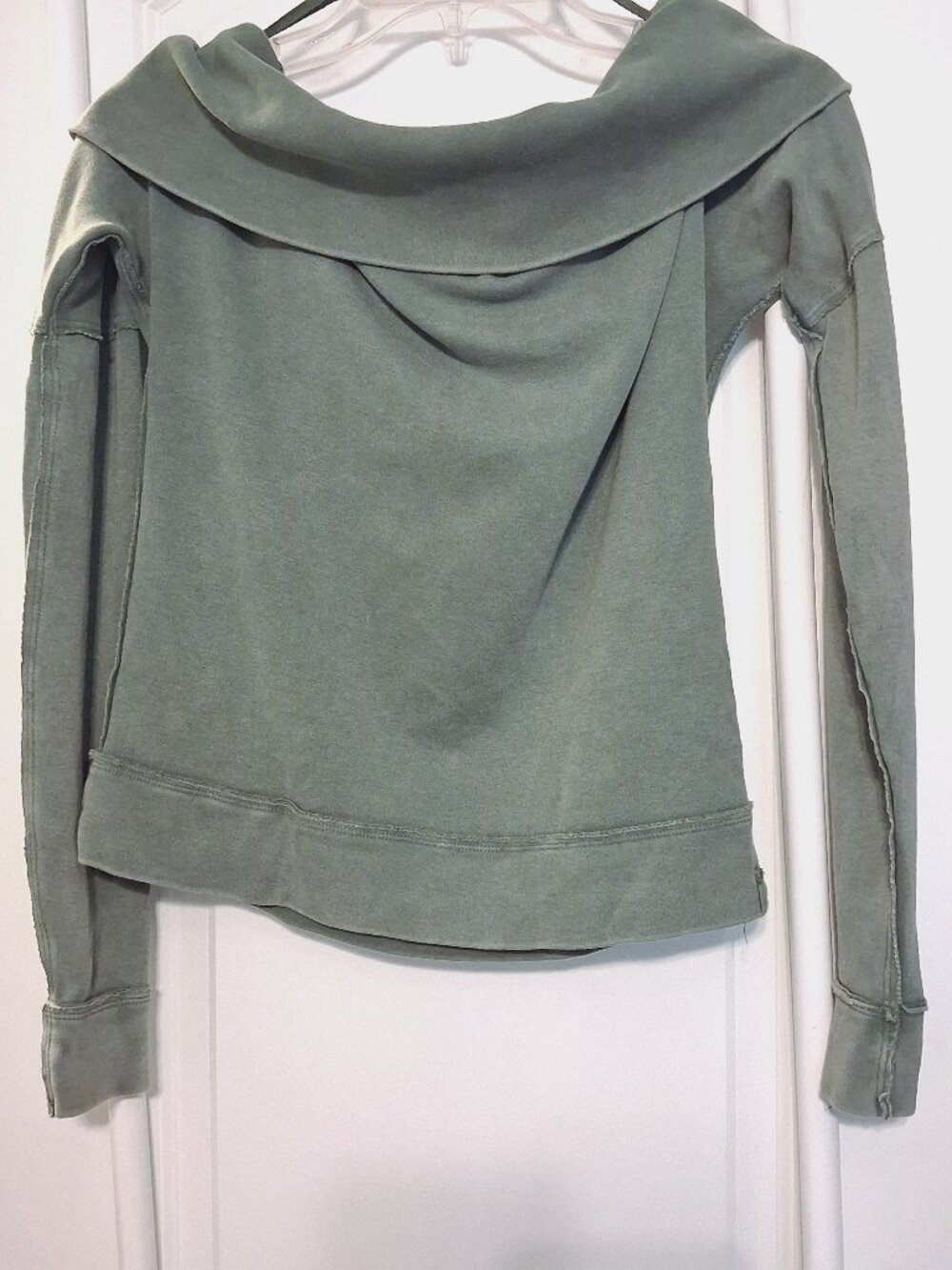 We The Free long-sleeve off the shoulder sweatshirt jumper sweater